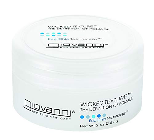 GIOVANNI Wicked Texture The Definition Of Pomade - Styling Hair Pomade, Helps to Shape Hair & Smooth Texture, Water Based Pomade that Washes Out Easily, Vegan, Paraben Free, Color Safe - 2 Oz - The Great Shoppe