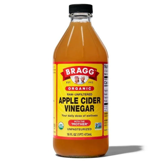 Bragg Organic Raw Apple Cider Vinegar, 16 Ounce (1 pack) - The Great Shoppe