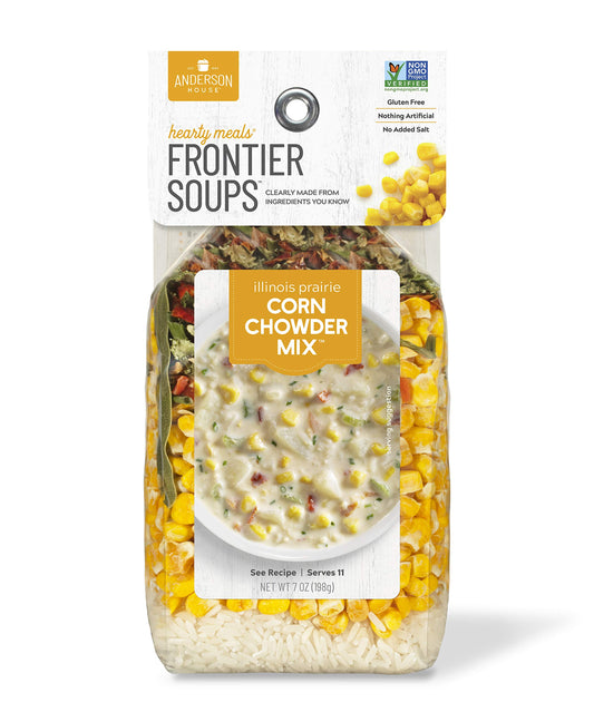 Frontier Soups Hearty Meals Illinois Prairie Corn Chowder Mix, 7 Ounce